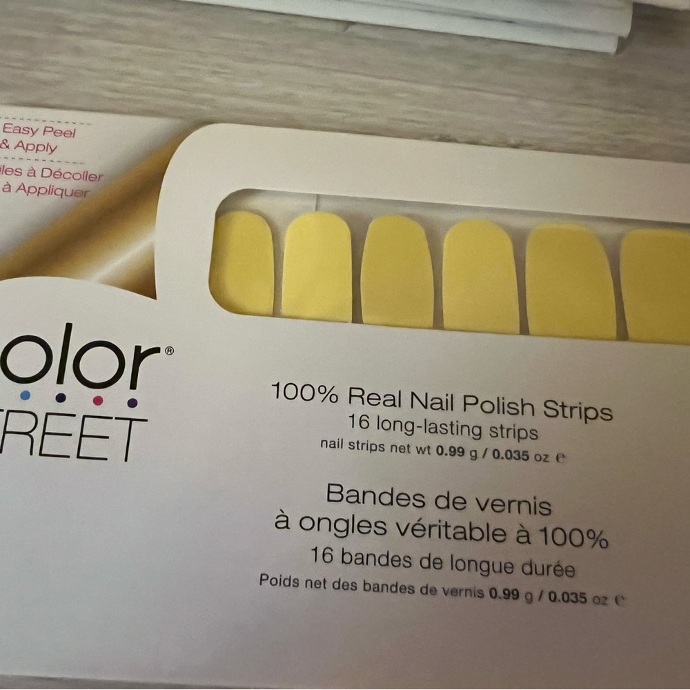 Color Street Belgian Buttercup Nail Polish Strips
